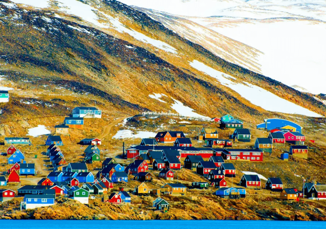 Ittoqqortoormiit, Groenlândia. Imagem: reprodução/internet