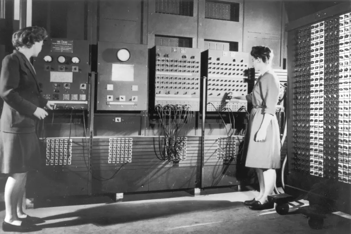 operadoras-eniac Quem foi a primeira pessoa a utilizar um computador?