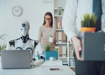 Muitos postos de trabalho têm sido preenchidos por sistemas automatizados. Imagem: Freepik/reprodução