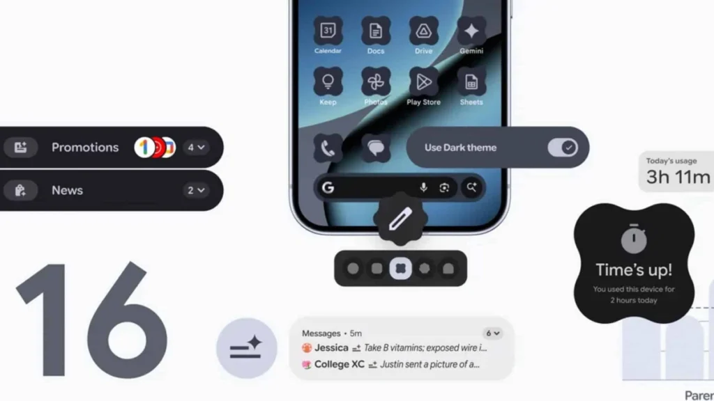 atualizacao-android-16-1024x576 Google começa a soltar grande atualização para o Android 16, com foco em IA